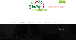 Desktop Screenshot of firstqualityproduce.com